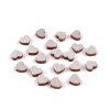 Dřevěné srdce mini k nalepení Ø10 mm (Balení 20 ks, Varianta 2 přírodní sv.)