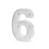 Svítící číslice k narozeninám a Novému roku (Balení 1 ks, Varianta 4 "3" bílá)