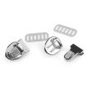 Sada zapínání na tašku mini 18x24 mm (Balení 2 sada, Varianta 1 nikl)