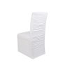Elastický návlek na židle  řasený (Balení 1 ks, Varianta 3 šedá nejsvětlejší)