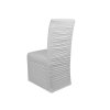 Elastický návlek na židle  řasený (Balení 1 ks, Varianta 3 šedá nejsvětlejší)