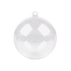 Plastová koule Ø8,5 cm dvoudílná (Balení 60 ks, Varianta 1 transparent)