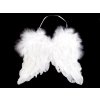Dekorace andělská křídla 21x25 cm (Balení 1 ks, Varianta bílá)