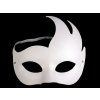 Karnevalová maska - škraboška k domalování (Balení 1 ks, Varianta 2 bílá)