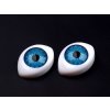 Plastové oči k nalepení 12x17mm (Balení 20 ks, Varianta 1 modrá)