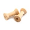 Dřevěná cívka 20x40 mm (Balení 5 ks, Varianta přírodní sv.)