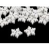 Dřevěný dekorační knoflík vločka (Balení 10 ks, Varianta 4 (18 mm) přírodní sv.)