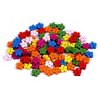 Dřevěný dekorační knoflík květ (Balení 100 ks, Varianta mix)