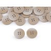 Knoflík ombré velikost 34", 40", 44" (Balení 50 ks, Varianta 1 (40") béžová světlá)
