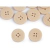 Knoflík laser velikost 24", 28", 32", 36" (Balení 50 ks, Varianta 1 (24") krémová)