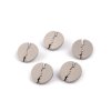Kovový knoflík velikost 28" (Balení 5 ks, Varianta 1 nikl)