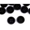 Knoflík oblekový velikost 24", 28", 32", 36", 40" (Balení 20 ks, Varianta 1 (24") černá)