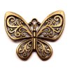 Přívěsek motýl 50x56 mm (Balení 1 ks, Varianta platina)