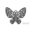Přívěsek motýl 50x56 mm (Balení 1 ks, Varianta platina)