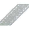 Bavlněná krajka / vsadka paličkovaná šíře 40 mm (Balení 22.5 m, Varianta 1 bílá)