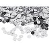 Flitry hladké Ø6 mm metalické (Balení 50 g, Varianta 1 stříbrná)