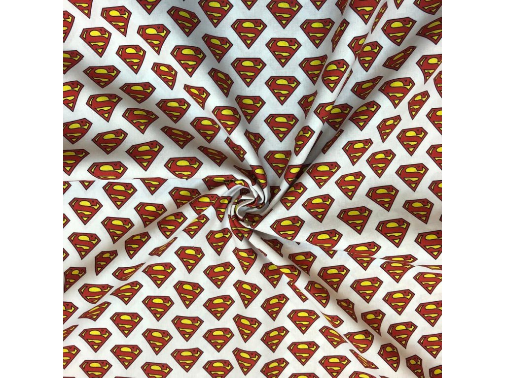 Bavlnené plátno Superman digi tlač