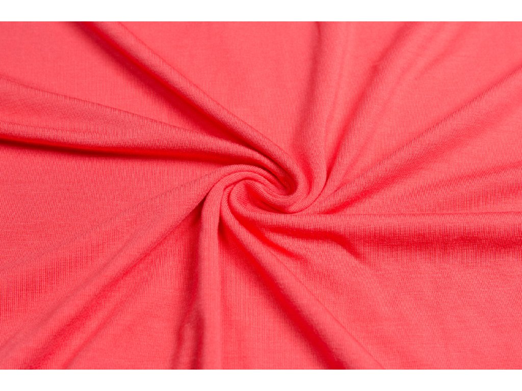 28494 bambusovy uplet lososovy tmavy