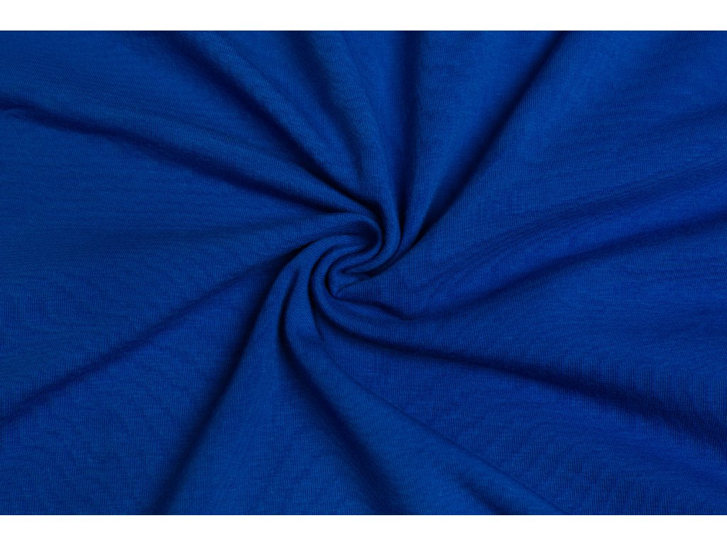 Bavlnený úplet kráľovská modrá 200 g/m2