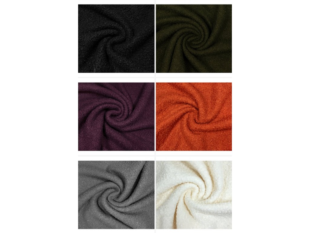 Krul 100 % polyester - různé barvy (Farba černý)