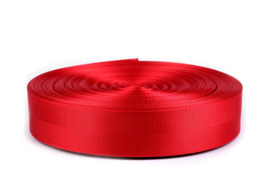 Hladký obojstranný popruh s leskom šírka 50 mm (Variant 1 Off White)