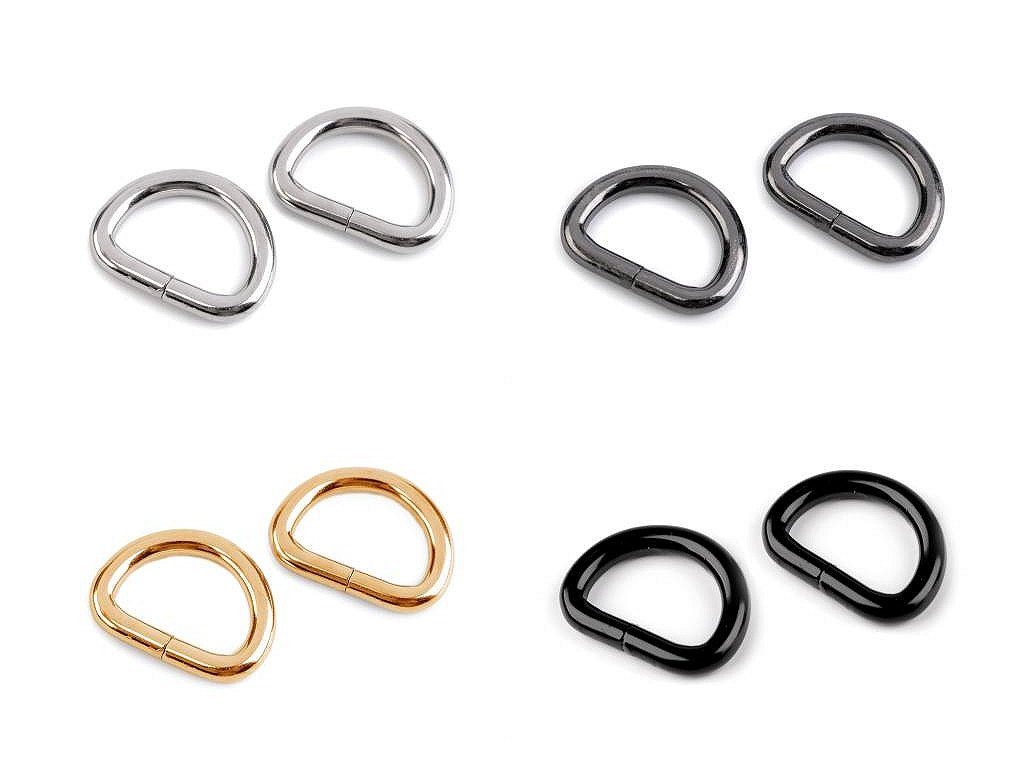 Polokrúžok šírka 20 mm (Balenie 10 ks, Variant 1 nikel)