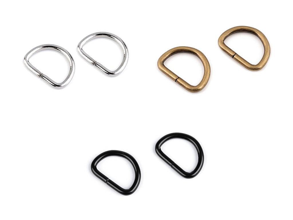 Polokrúžok šírka 20 mm (Balenie 10 ks, Variant 1 nikel)
