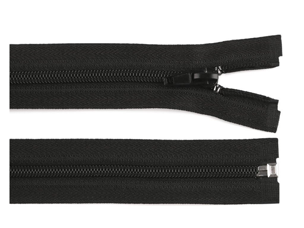 Špirálový zips šírka 5 mm dĺžka 125 cm, 150 cm (Variant 1 (125 cm) černá, Balenie 1 ks)