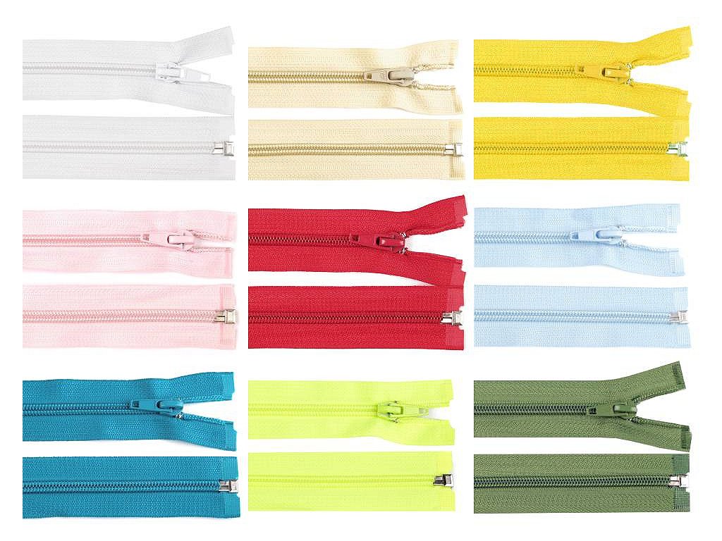 Špirálový zips šírka 5 mm dĺžka 60 cm bundový POL (Variant 319 šedá ocelová, Balenie 1 ks)