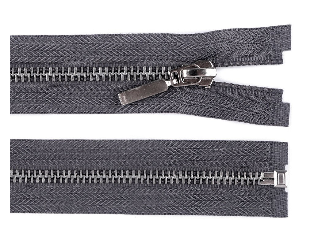 Kovový zips No 5 dĺžka 75 cm (Variant 322 černá, Balenie 1 ks)