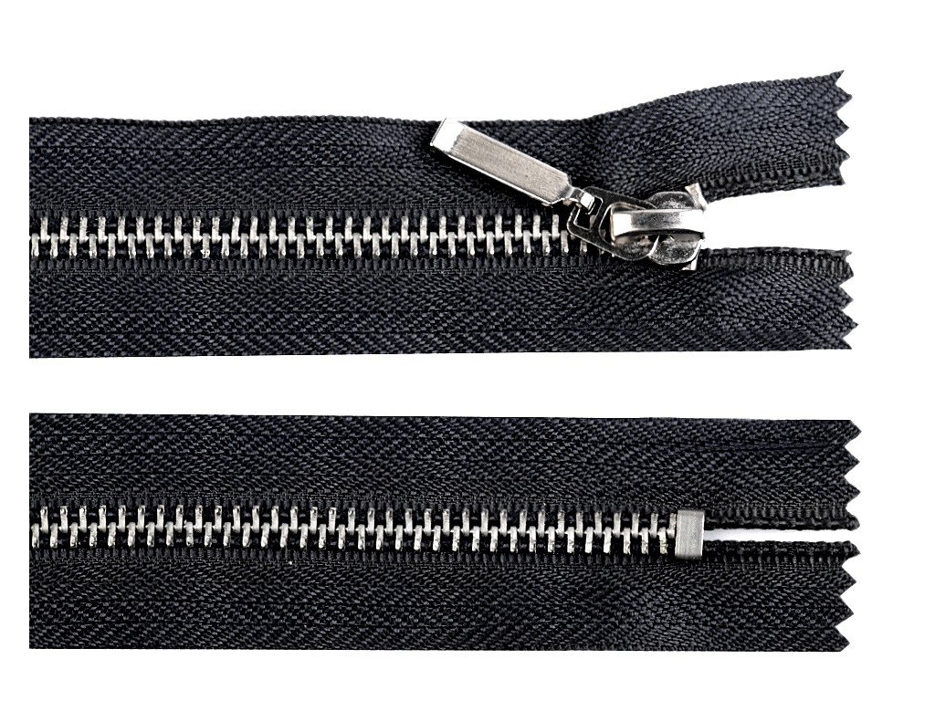 Kovový zips No 5 dĺžka 16 cm (džínsový) (Variant 330 modrá tmavá, Balenie 1 ks)