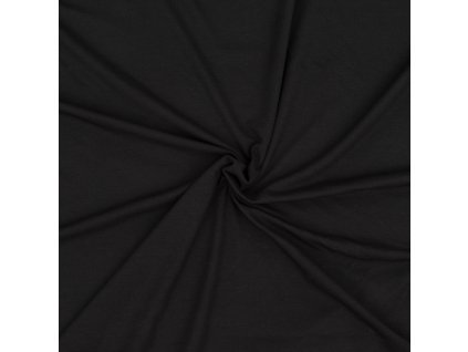 16268 1 uplet jednolic bavlna a modal cerny metraz