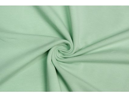 35508 bio bavlneny uplet jednolic zelenkava 200 g m2