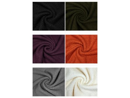 Krul 100 % polyester - různé barvy (Farba černý)