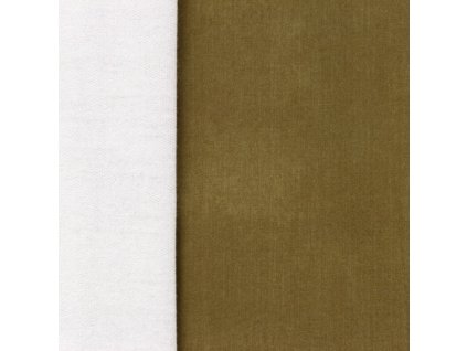 teplakovina zelenohnedy lehce odreny vzhled1