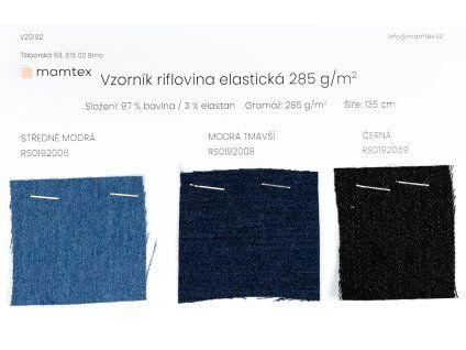 vzornik riflovina elasticka 285 g m2
