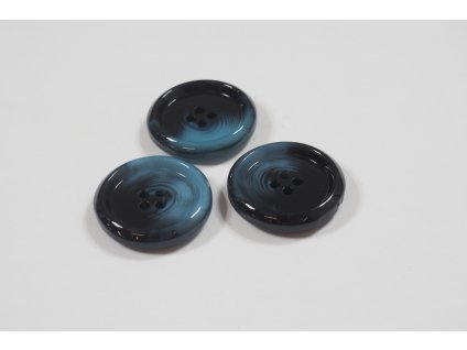 Knoflík čtyřdírkový 20 mm různé vzory (Varianta Šedozelená kostka)