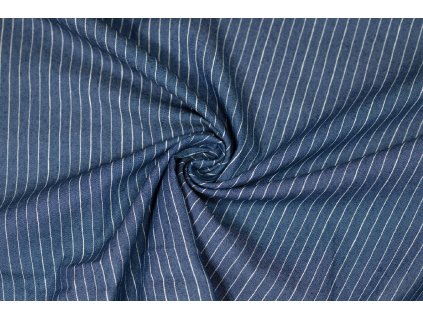 Rifľovina košeľová prúžky svetlejšia modrá