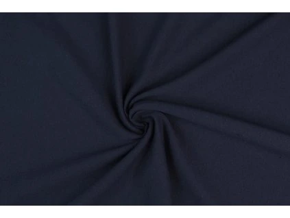 Teplákovina elastická modrá navy 240 g1
