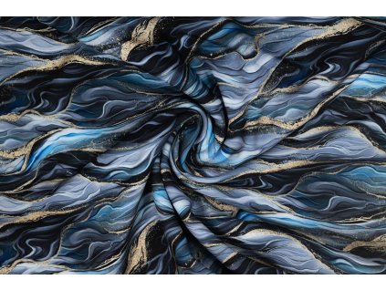 softshell zimni modre vlny