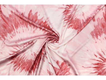68085 umele hedvabi silky cervena batika