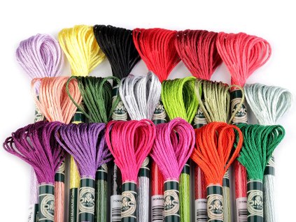 Vyšívací příze DMC Mouliné Satén (Balení 1 ks, Varianta S5200 White)