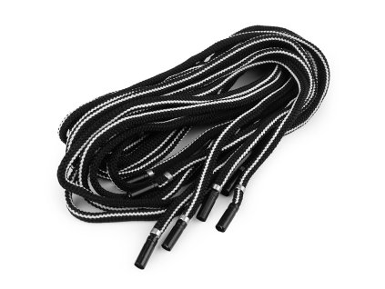 Odevná šnúra s koncovkami do kapucní, dĺžka 135 cm (Balenie 10 ks, Variant 1 biela)