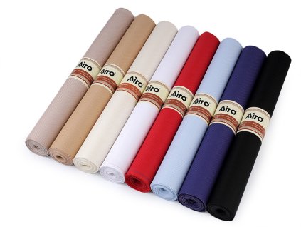 Vyšívací tkanina Kanava šíře 50 cm 54 oček (Balení 5 m, Varianta 1 bílá)