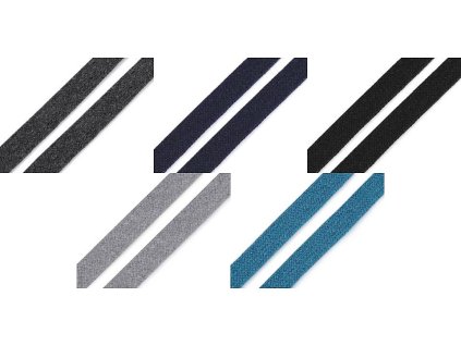 Odevná šnúra plochá / dutinka šírka 11-15 mm (Balenie 10 m, Variant 1 biela)