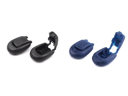 Plastová koncovka 15x19 mm zamačkávací (Balení 20 ks, Varianta 1 černá)