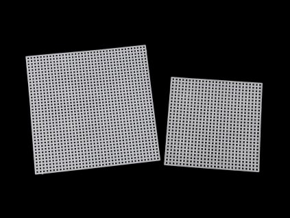 Plastová kanava / mriežka vyšívacia (Balenie 1 ks, Variant 1 (10,8x10,8 cm) biela)