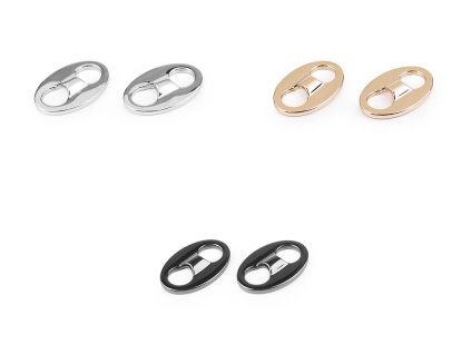 Kovová brzda na šňůru Ø8 mm (Balení 2 ks, Varianta 1 nikl)