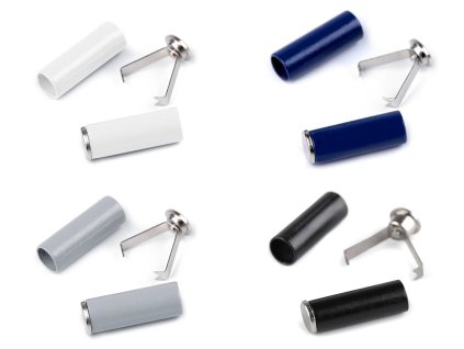 Koncovka dvoudílná s pojistkou Ø5 mm (Balení 4 ks, Varianta 5 černá)