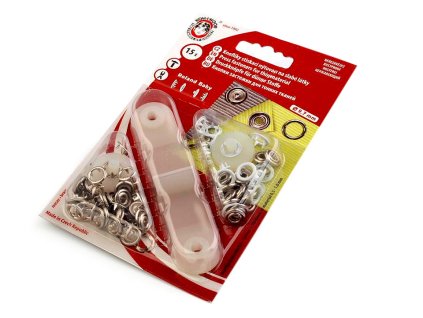 Roland Baby Ø10 mm na slabé látky, barevný lak (Balení 1 karta, Varianta 5/1950 bílá)